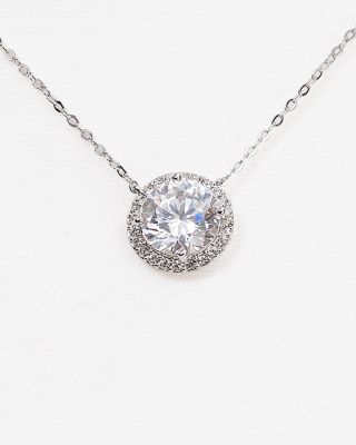 Circle Pendant Necklace, 16&amp;quot;