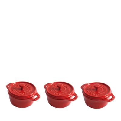 Staub - Round Mini 4" Cocotte, Set of 3