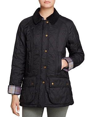 Shop Barbour Beadnell Polarquilt Jacket In Black