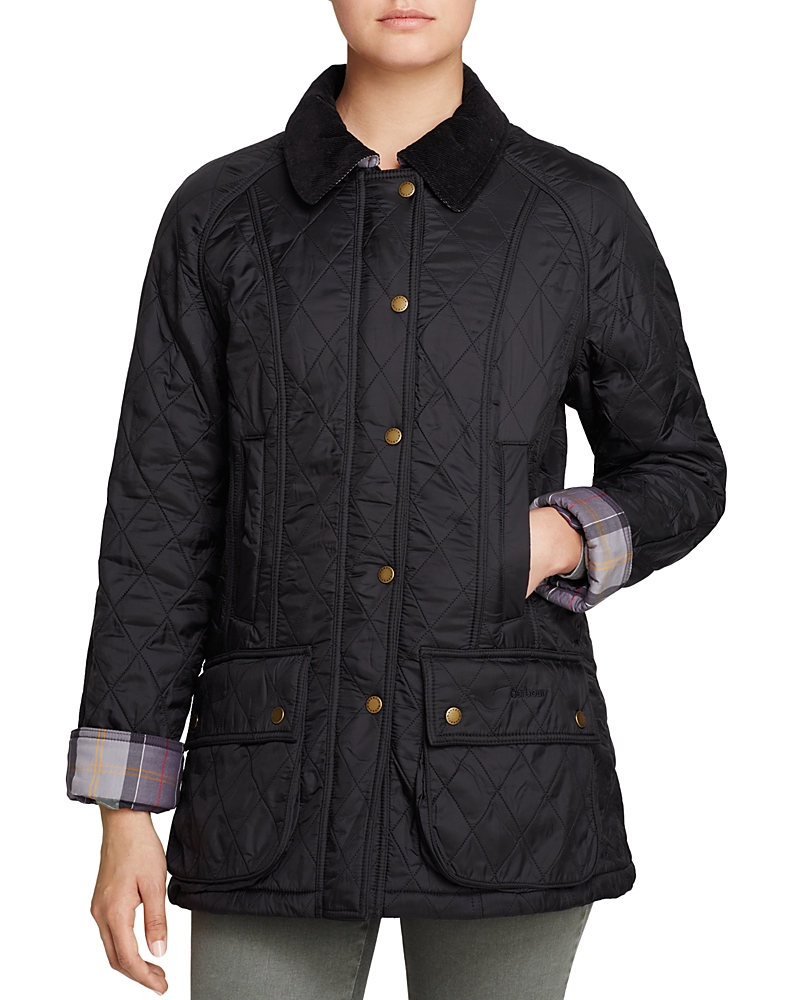 Barbour Core Essentials Beadnell Quilted Jacket In Black