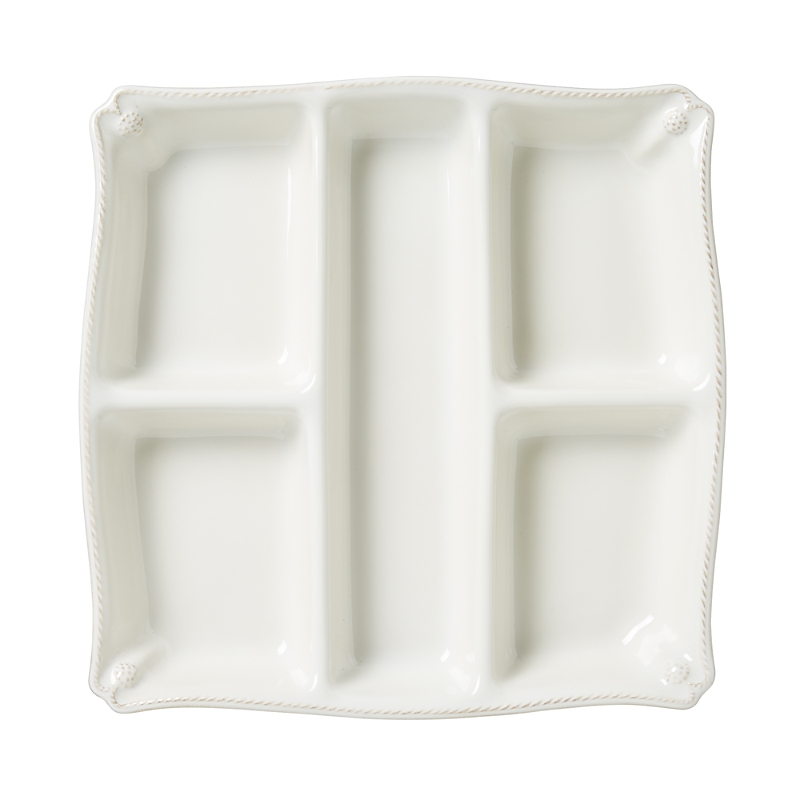 Juliska Berry & Thread Platter - Whitewash In Whitewash