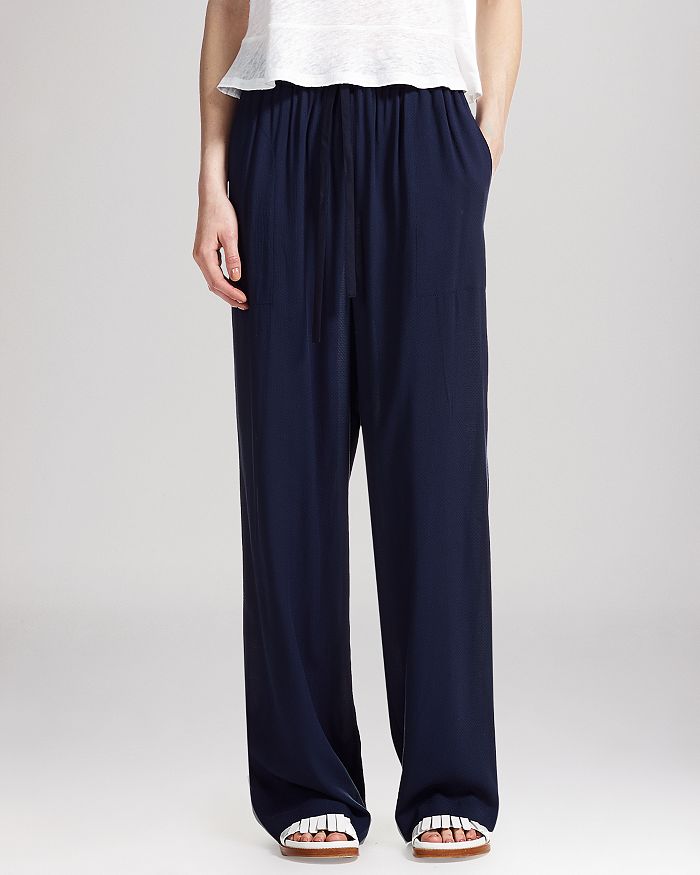 Whistles Fine Textured Pants Bloomingdale's