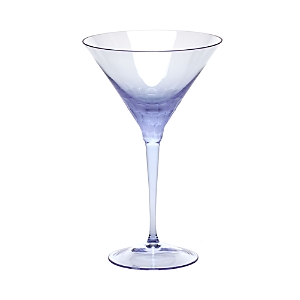 Moser Pebbles Martini Glass In Blue