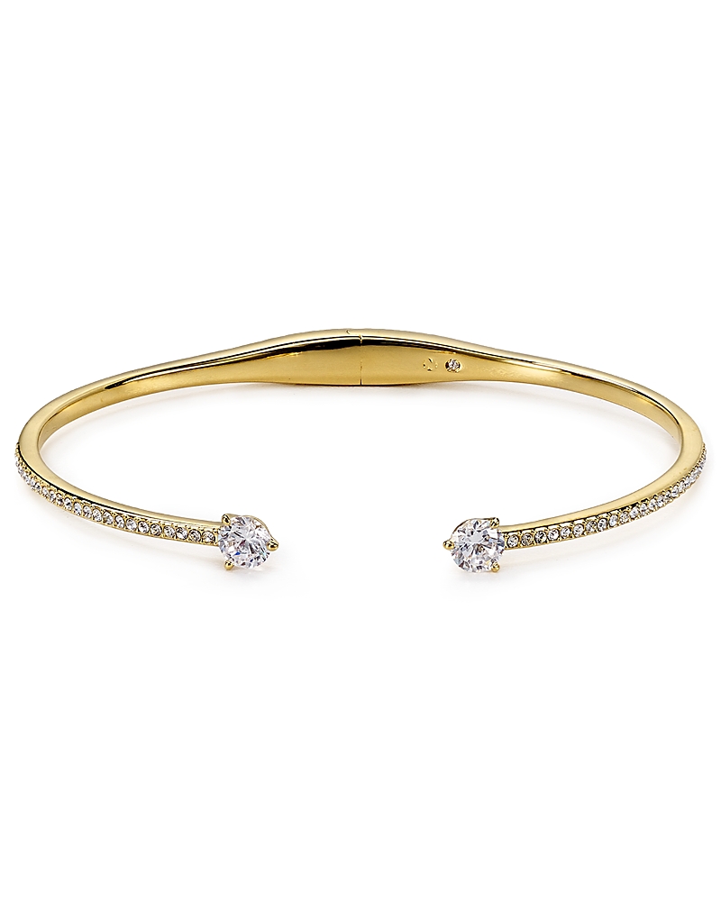 NADRI CUBIC ZIRCONIA FLOAT HINGE CUFF AB16229GCZ