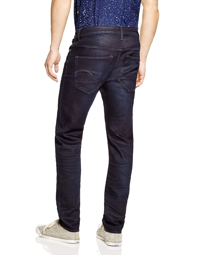 Shop G-star Raw 3301 Slander Slim Fit Jeans In Dark Aged