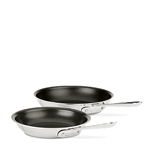 All Clad Stainless Steel Nonstick 8 & 10 Fry Pan Promo Pack