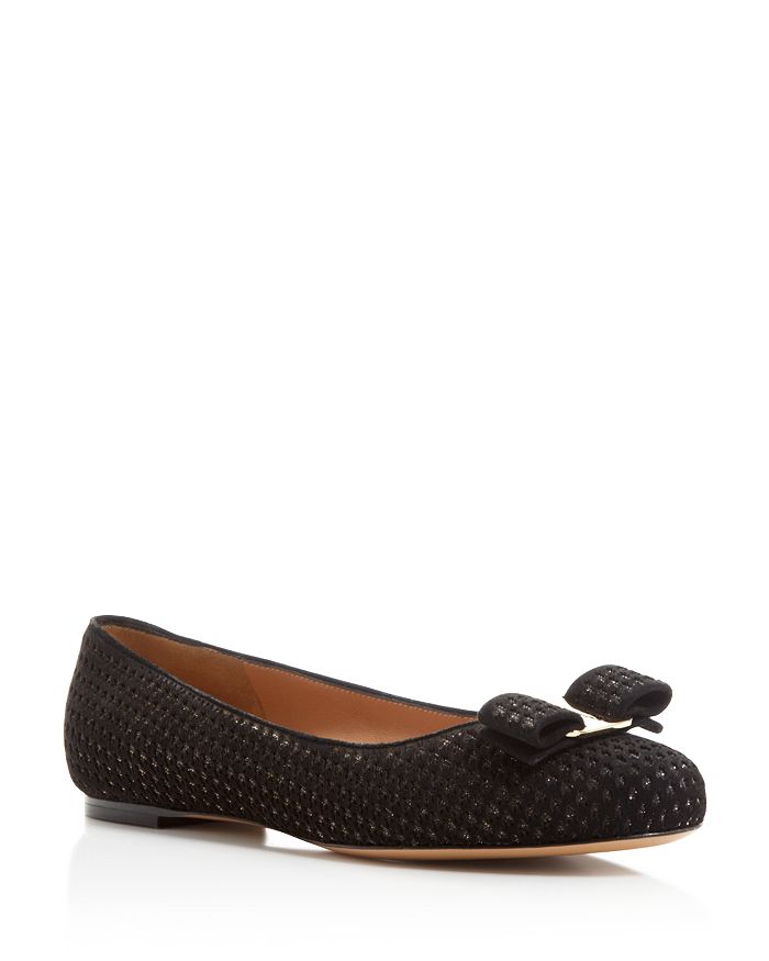 Ferragamo suede flats 2025
