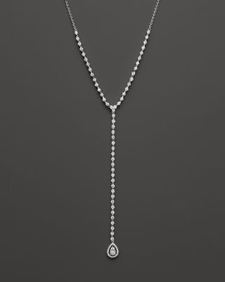 diamond y necklace