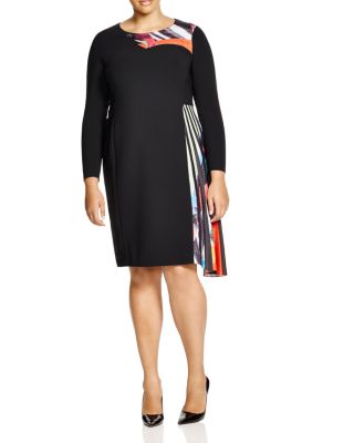 marina rinaldi plus size evening dresses Marina Rinaldi Plus Size Domenica Crepe Midi Dress In China Blue