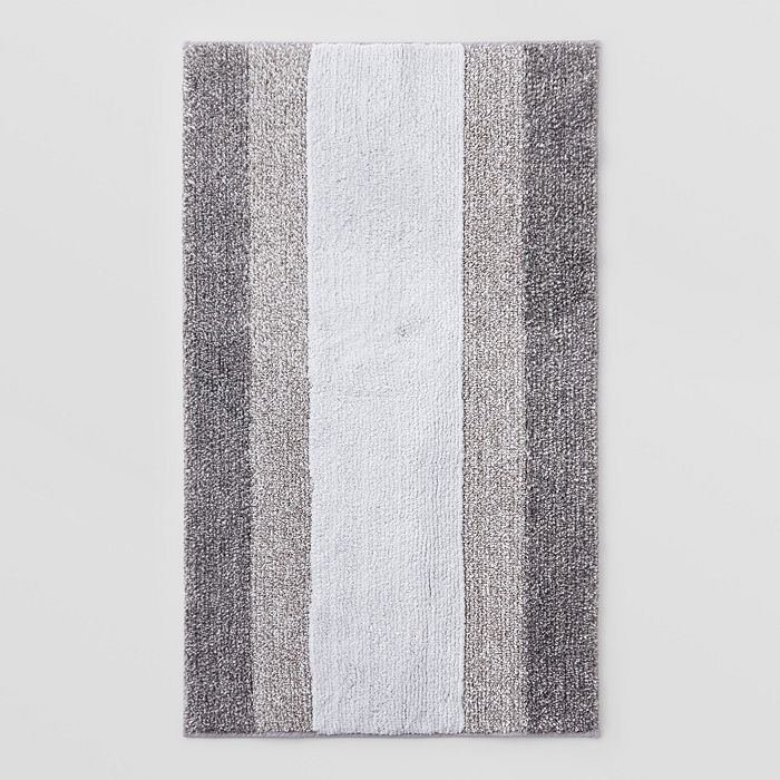 Abyss Nomade Bath Rugs In Atmosphere Gray