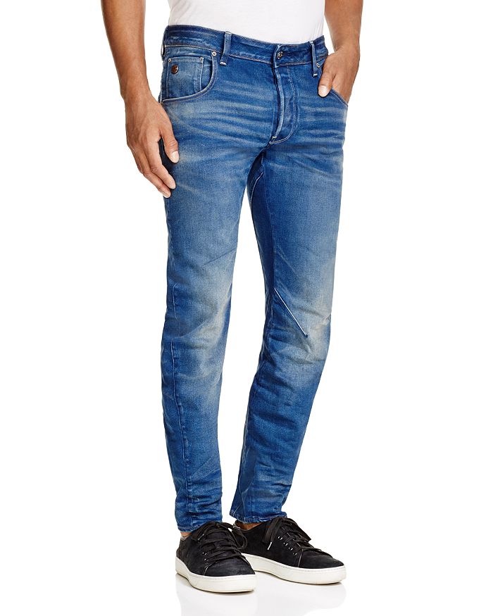 Overfrakke tunnel Invitere G-STAR RAW Arc 3D Slim Fit Jeans in Medium Age | Bloomingdale's