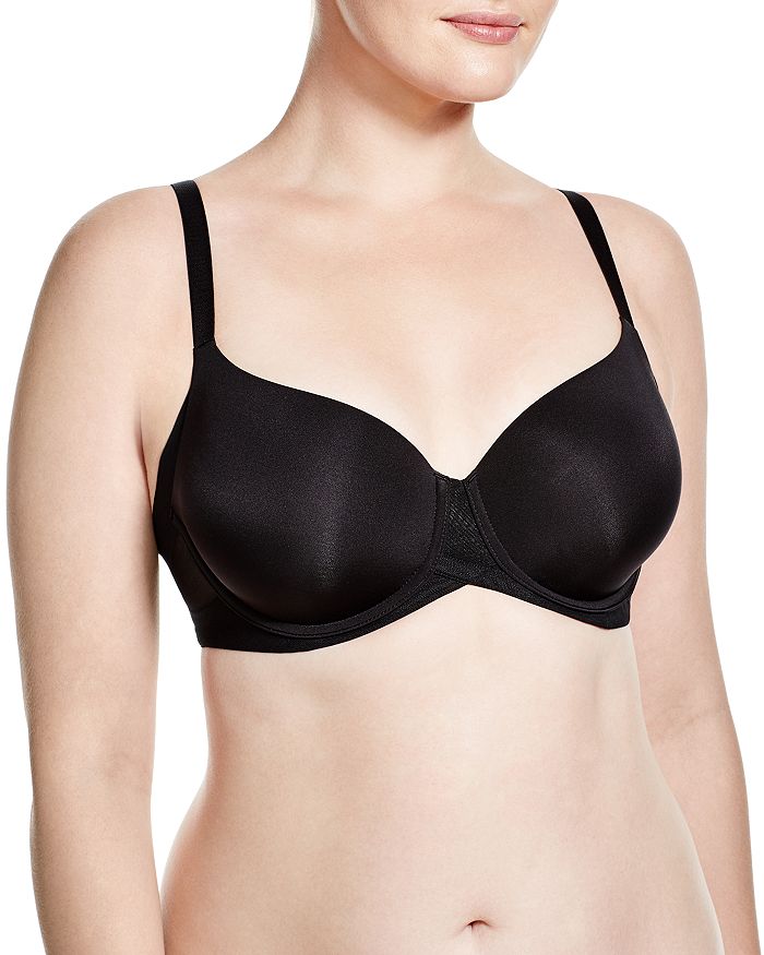 Wacoal Ultimate Side Smoother Unlined Underwire Bra In Black