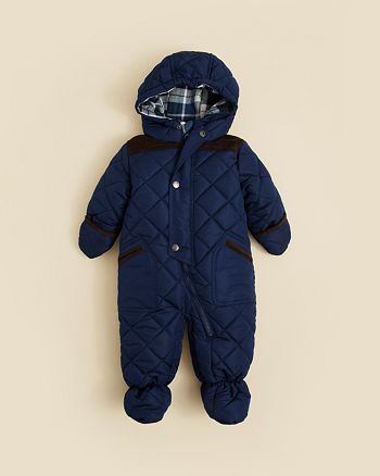 Rothschild Infant Boys Quilted Snowsuit Sizes 3 9 Months Bloomingdale S