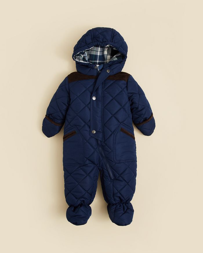 Rothschild Infant Boys Quilted Snowsuit Sizes 3 9 Months