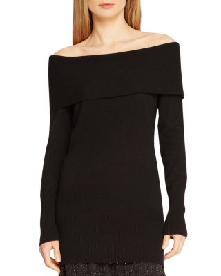 off the shoulder cashmere sweater