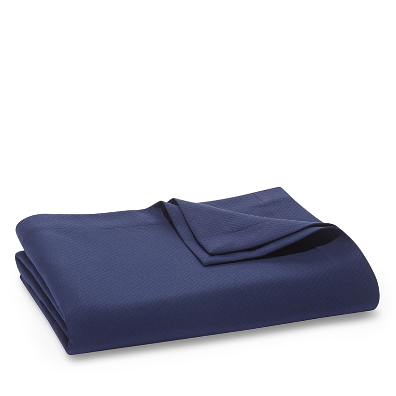 Matouk Elliot Coverlet, King In Navy