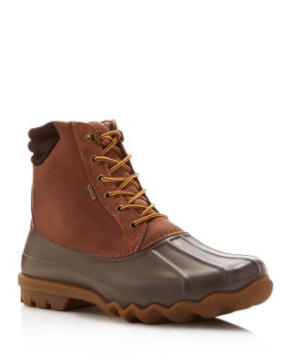 sperry men's avenue winter waterproof duck boots