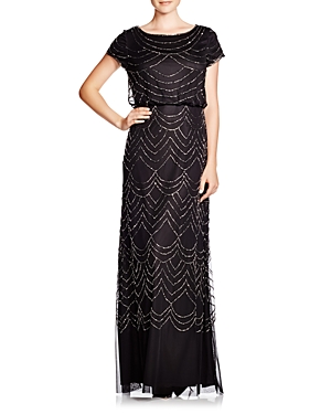 Adrianna Papell Beaded Blouson Gown Adrianna Papell Beaded Blouson Gown