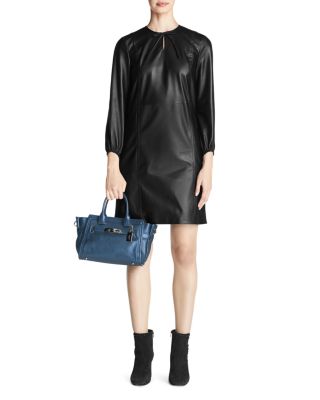 COACH Swagger 27 in Metallic Pebble Leather | Bloomingdale's Handbags