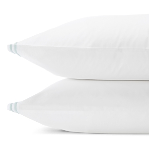 Hudson Park Collection Hudson Park Italian Percale Stitch Standard Pillowcase, Pair - 100% Exclusive In Opaline