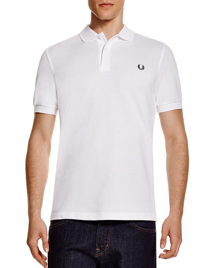 Gucci Slim Fit Pique Polo Shirt In White