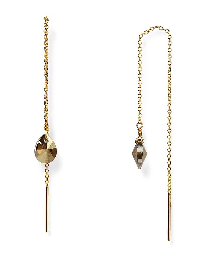 Swarovski pull on sale through earrings