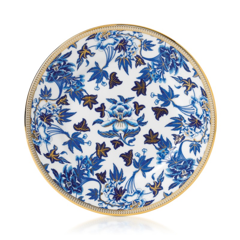 Wedgwood Hibiscus Salad Plate in Blue
