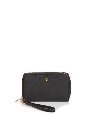 tory burch zip around wristlet