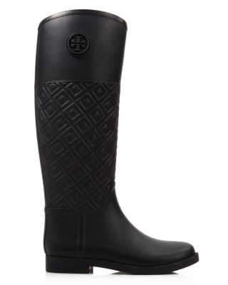 Tory Burch Marion Quilted Rain Boots | Bloomingdale display picture 1