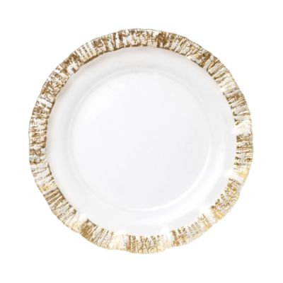 VIETRI - Rufolo Glass Gold Charger
