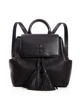 Tory Burch Women's Black Thea Mini Leather Backpack