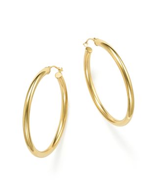 bloomingdale's gold hoop earrings