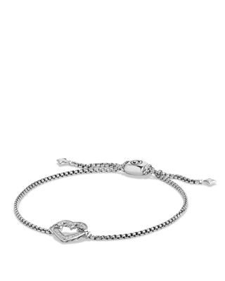 David Yurman Cable Collectibles Heart Station Bracelet with