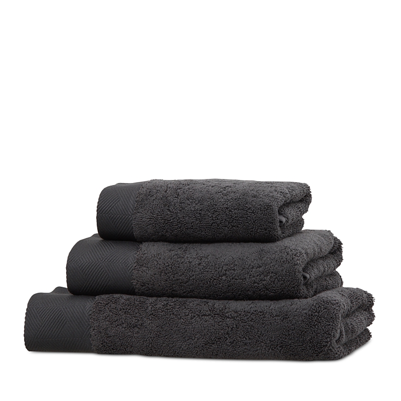Frette Diamond Bordo Bath Towel - Exclusive In Graphite
