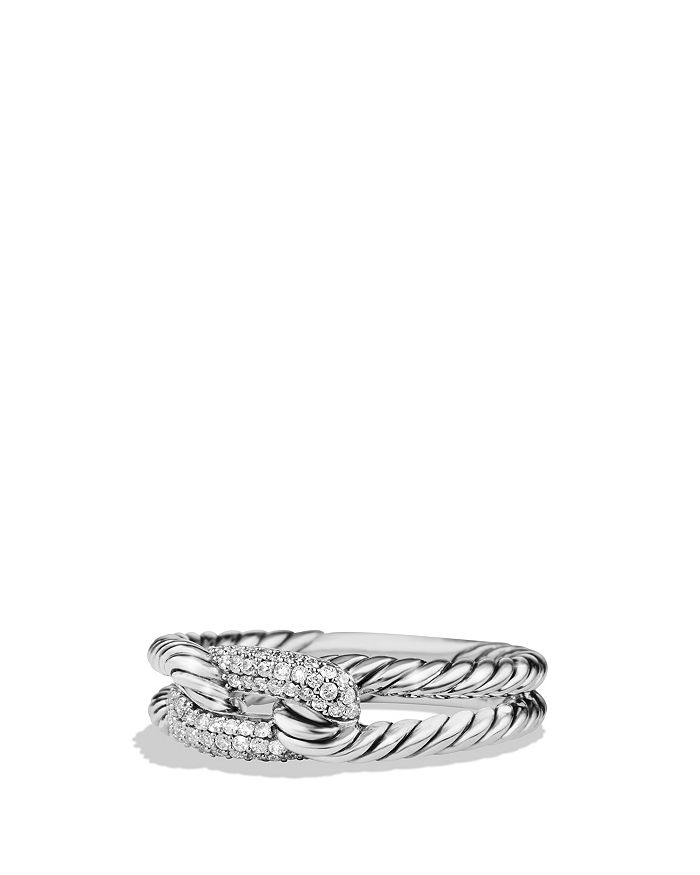 David Yurman Petite Pavé Ring with Diamonds | Bloomingdale's