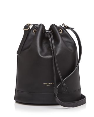 Longchamp Longchamp 2.0 Large Leather Bucket Bag