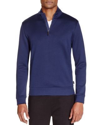 boss half zip sweatshirt