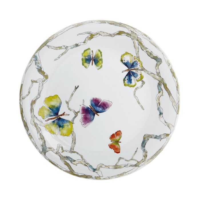 Shop Michael Aram Butterfly Ginkgo Dinner Plate In Multi