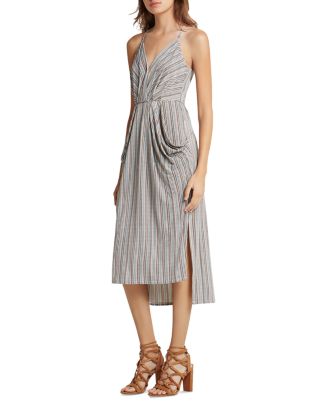 BCBGeneration Striped Midi Dress | Bloomingdale's