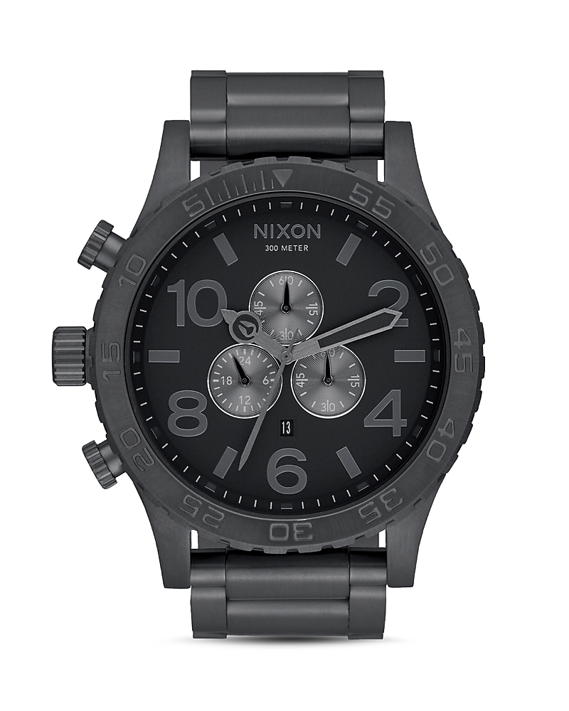 Nixon 51-30 Watch, 51mm In Gunmetal