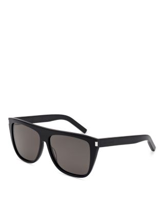 Saint Laurent Flat Top Square Sunglasses, 59mm