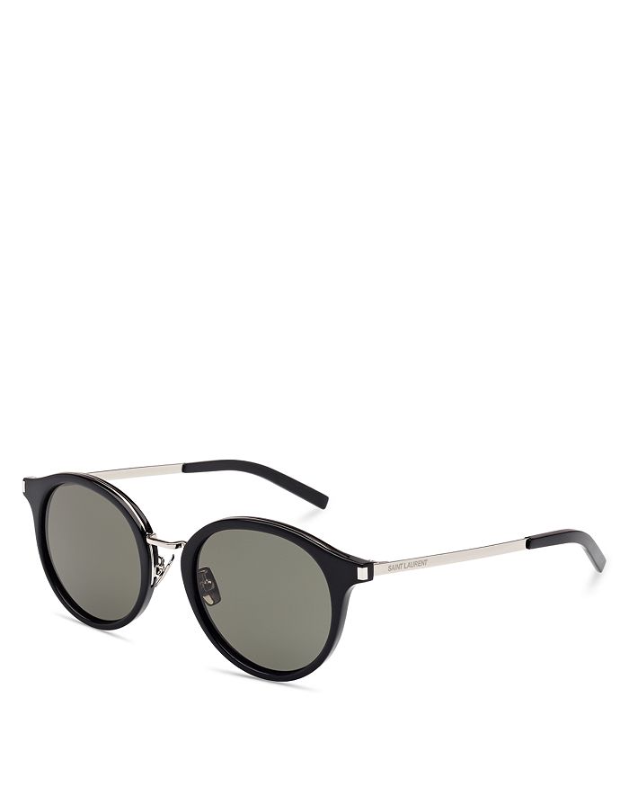 Saint laurent 49mm round sunglasses on sale