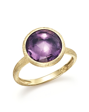 Shop Marco Bicego 18k Yellow Gold Jaipur Ring With Amethyst