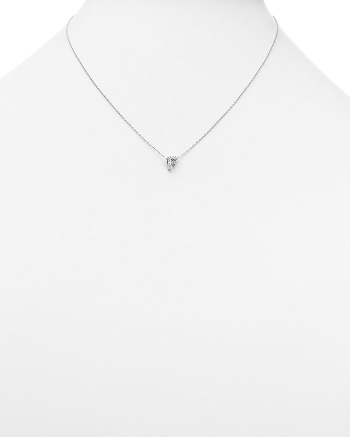 Shop Roberto Coin 18k White Gold Initial Love Letter Pendant Necklace With Diamonds, 16 In F