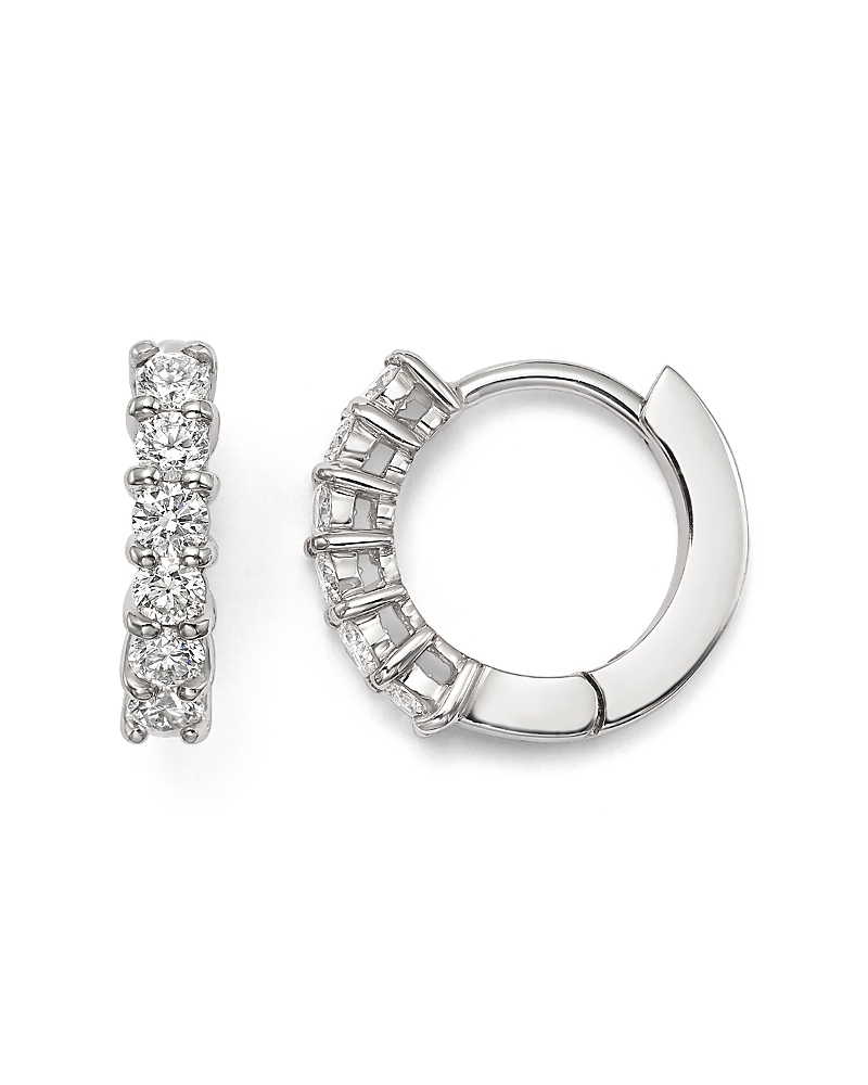 Roberto Coin 18K Yellow Gold Perfect Diamond Hoop Earrings