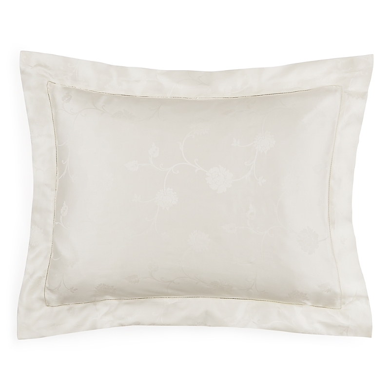 Sferra Giza 45 Jacquard Standard Sham In Ivory