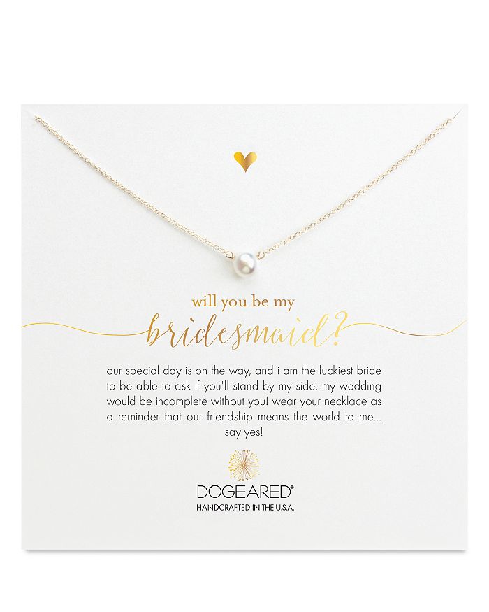 Dogeared bridesmaid outlet
