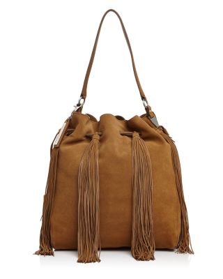 Loeffler Randall - Large Suede Industry Shoulder Bag