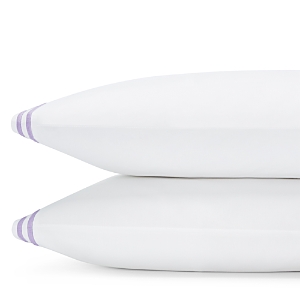 Hudson Park Collection Hudson Park Italian Percale Stitch Standard Pillowcase, Pair - 100% Exclusive In Lavender
