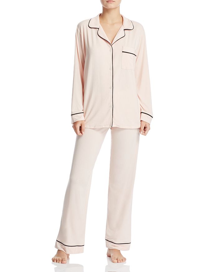 Fluffy Robe & Fluffy PJ Set Nightwear Bundle, Full Length Sleeves & Leg, In  Pink – B Couture